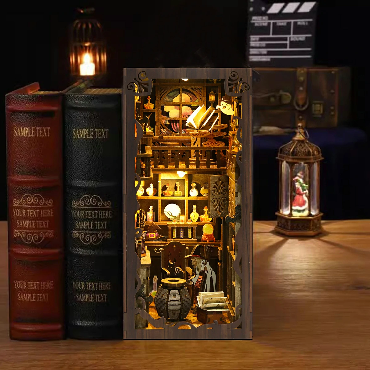 DIY Book Nook Kit -Magische Nachtgasse (13) DIY Book Nook Kit -Magische Nachtgasse