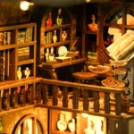 DIY Book Nook Kit -Magische Nachtgasse