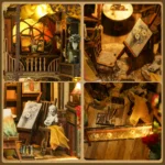 Eine Welt im Rahmen – DIY-Buchwinkel-Bausatz-3D-Puzzle