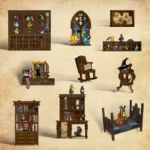 DIY-Book-Nook-Bausatz „Magisches Trankhaus“ – 3D-Holzpuzzle