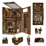 Miniatur-Bausatz Serenity Coffee House – DIY Book Nook mit Café-Flair