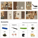 1987 Country Café DIY Miniaturhaus Kit｜DIY Miniaturen Bastelset