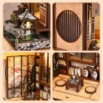 Zen Mooslaterne – Japanischer DIY-Garten mit Buchwinkel-Charme