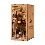 Japanische Gassen-Miniatur mit Katze DIY Book Nook