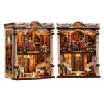 Dream Opera House Book Nook DIY terminado con un interior de teatro vintage, arquitectura elegante, iluminación cálida y detalles de miniatura cuidadosamente elaborados